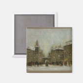 雪の中のブダペスト マグネット (正面/裏面)