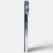 雪の中のブラックジャーマンシェパードの掛け布団カバー Case-Mate iPhoneケース (裏面 / 右)