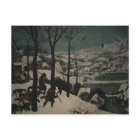 雪の中のブルーゲルのハンター