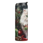 雪の中のペルシャ猫 タンブラー (回転左)