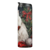 雪の中のペルシャ猫 タンブラー (回転右)