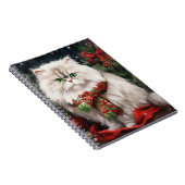 雪の中のペルシャ猫 ノートブック (右側)