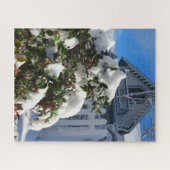 雪の中のホリーベリー – Martha's Vineyard ジグソーパズル (横)