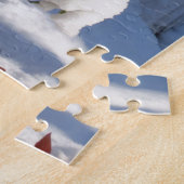 雪の中のホリーベリー – Martha's Vineyard ジグソーパズル (側面)