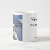 雪の中のホリーベリー – Martha's Vineyard ジャンボコーヒーマグカップ (正面)