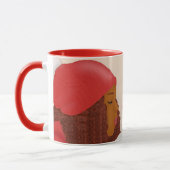 雪の中のメリークリスマス マグカップ (左)