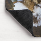 雪の中のメルカート マウスパッド (コーナー)