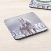 雪の中のユニコーン コースター (左側)