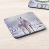 雪の中のユニコーン コースター (左側)