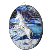 雪の中のユニコーン ダーツボード (正面右)