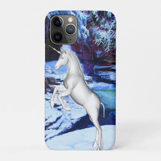 雪の中のユニコーン Case-Mate iPhoneケース (裏)