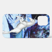 雪の中のユニコーン Case-Mate iPhoneケース (裏面 (横))
