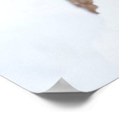 雪の中のライオン ポスター (角)