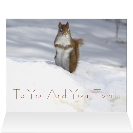 雪の中のリス (内部横(上))