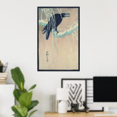 雪の中のレイベン ポスター (ホームオフィス)