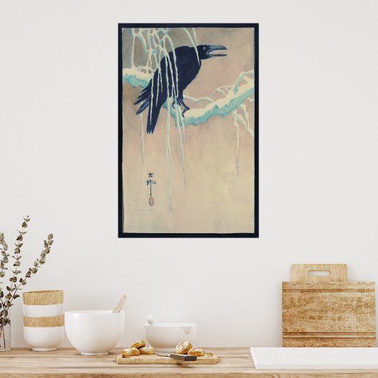 雪の中のレイベン ポスター (キッチン)