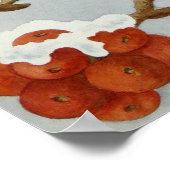 雪の中のロビンと果実 ポスター (角)