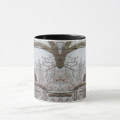 雪の中のローンイーグル マグカップ (中央)