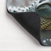 雪の中のワニ マウスパッド (コーナー)