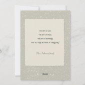 雪の中のヴィンテージの男の子と聖降誕祭お目出度い シーズンカード (裏面)