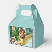 雪の中のヴィンテージ天使 フェイバーボックス (裏面サイド)