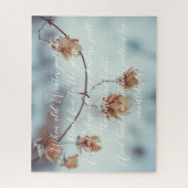 雪の中の乾燥したホップスガーランド ジグソーパズル (縦)