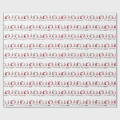 雪の中の休日格言の行 ラッピングペーパー (フラット)