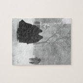 雪の中の修道女 ジグソーパズル (横)