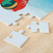 雪の中の偉大なダンとクリスマスプレゼント ジグソーパズル (側面)