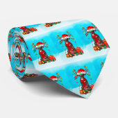 雪の中の偉大なダンとクリスマスプレゼント ネクタイ (ロール)