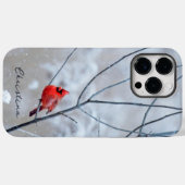 雪の中の冬のショウジョウコウカ Case-Mate iPhoneケース (裏面 (横))