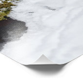 雪の中の冷ややかな小さなチムンク フォトプリント            (角)