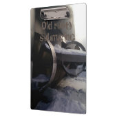 雪の中の古い潜水艦 クリップボード (左)