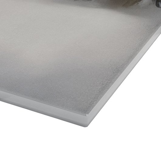 雪の中の古い英語のシェプドッグ カッティングボード (角)