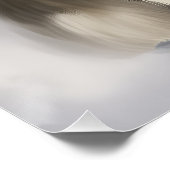 雪の中の古い英語のシェプドッグ ポスター (コーナー)