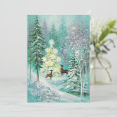 雪の中の古い鹿 シーズンカード (スタンド正面)