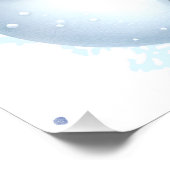 雪の中の可愛い雪だるまファミリー フォトプリント            (角)