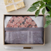 雪の中の女性、冬の美しいファッション 薄葉紙 (ギフト)