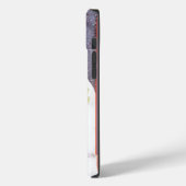 雪の中の女性、冬の美しいファッション Case-Mate iPhoneケース (裏面 / 左)