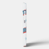 雪の中の子そりヴィンテージクリスマスパターン Case-Mate iPhoneケース (裏面 / 左)