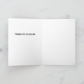 雪の中の子供たち遊と折り畳まれたホリデーカード シーズンカード (内部)