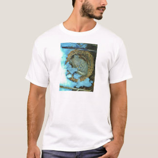 雪の中の小さなネズミ Tシャツ