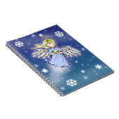 雪の中の小さな冬の天使 ノート (右側)