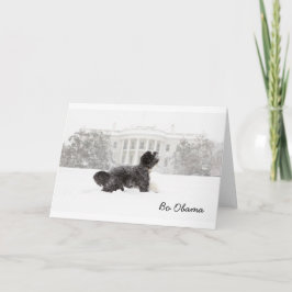 雪の中の小浜氏 カード