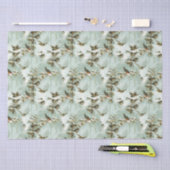 雪の中の小鳥 薄葉紙 (クラフト)