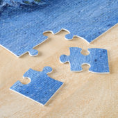 "雪の中の居心地の良いキャビン"ジグソーパズル ジグソーパズル (側面)