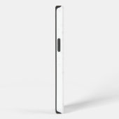 雪の中の怒れる黒狼、荒々しい冬 iPhoneケース (右側面)