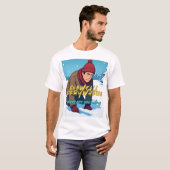 雪の中の思い出、愛を見つける Tshirt リコール Tシャツ (正面フル)