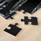 雪の中の木 ジグソーパズル (側面)