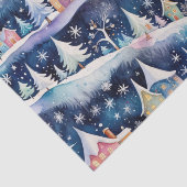 雪の中の村の休日 薄葉紙 (詳細)